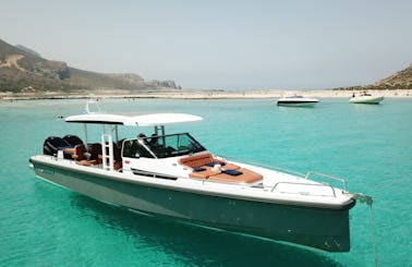 Private Cruises in Chania onboard Axopar 37 TT Power Yacht with Captain and Crew