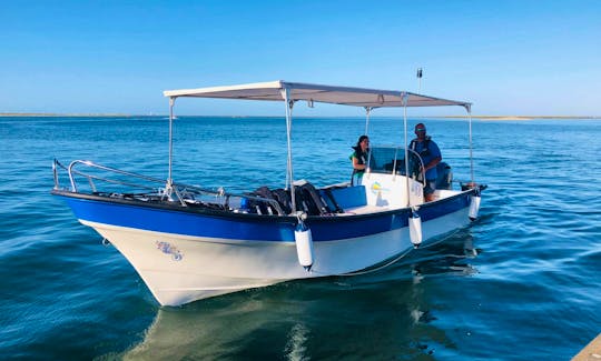 Private yacht rental with Skipper in Ria Formosa Natural park