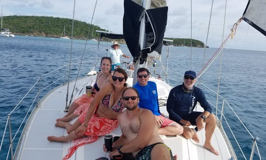 Sailing Charters On 37' Hunter Legend Cruising Monohull In Virgin Islands