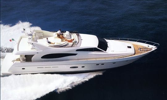 Charter Luxury Ferreti Power Mega Yacht in Eilat, Israel