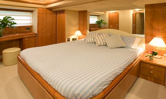 Charter Luxury Ferreti Power Mega Yacht in Eilat, Israel