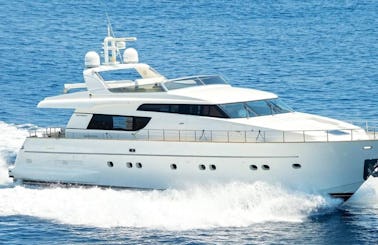 San Lorenzo 72 Luxury Italian Super Yacht in Dubai -In Excellent condition -