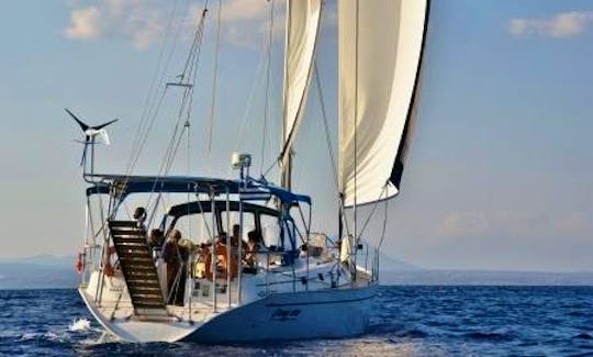 Return trip on sails