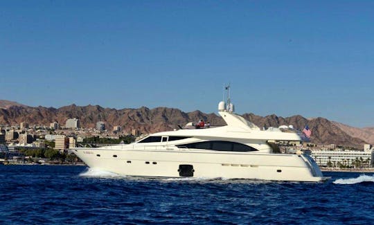 Large Motor Yacht in Eilat, Israel. Ferretti 25 meters