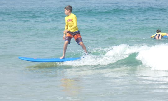 Learning To Surf‎ in Sdot Yam, Israel