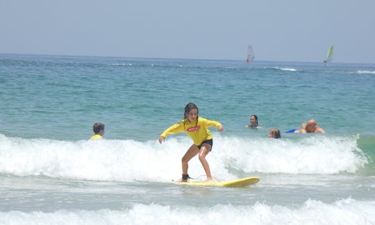 Learning To Surf‎ in Sdot Yam, Israel