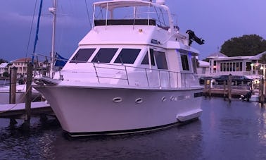 60' Viking Motor Yacht Charter St. Petersburg, Florida!
