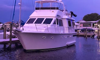 60' Viking Motor Yacht Charter in Clearwater, Florida!