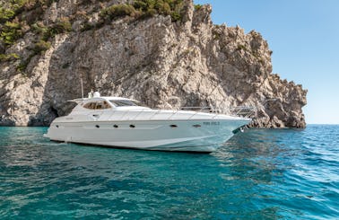 60' Rizzardi Power Mega Yacht Rental in Piano di Sorrento, Campania