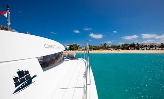  Luxury Catamaran Private Day Charter with 4-Course Gourmet Lunch