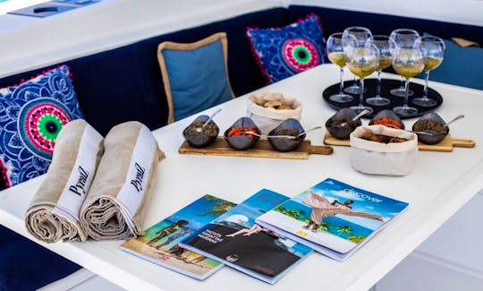 Luxury Catamaran Day cruises with 4-Course Gourmet Lunch