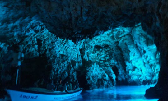 Blue Cave peaceful interior