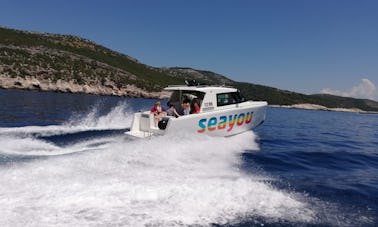 Luxury Boat Full Day Blue Cave And Hvar Island Hopping Tour From Milna, Brac