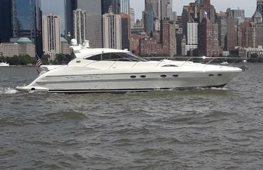 Private Yacht Charter on 60ft Sexy Yacht  In NYC or Jersey City, NJ