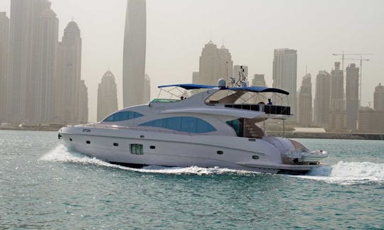 Majesty 88 Yacht In Dubai for Private Luxury Charter