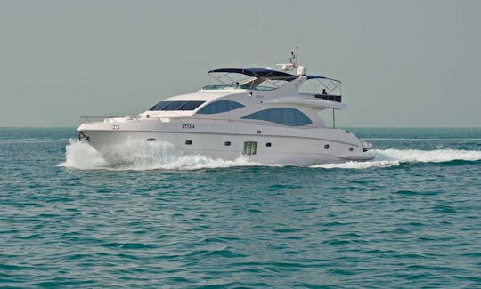 Majesty 88 Yacht In Dubai for Private Luxury Charter