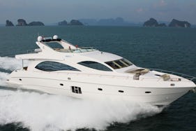 Majesty 88 Yacht In Dubai for Private Luxury Charter