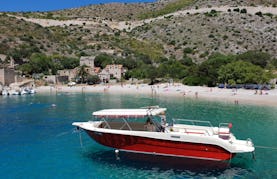 Enzo 35 Private Speedboat Tours From Hvar with 2 crew members