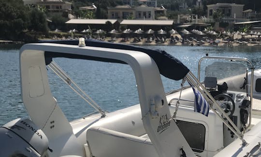 Mostro 621 Offshore RIB Rental in Sivota, Greece