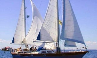 Book the 46' Oyster Center Cockpit Ketch Rigged Vessel in St. Thomas, Virgin Islands