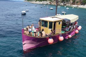39' Traditional Wooden Boat for Private Small Groups Tours in Dubrovnik
