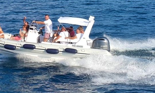 New RIB Sportis MC-6800 + Yamaha 200 Hp for Rent in Selce