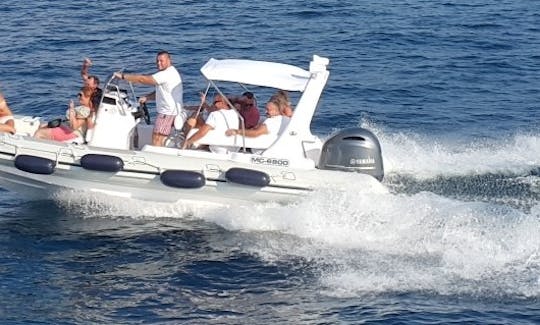 RIB Sportis MC-6800 + Yamaha 200 Hp for Rent in Selce