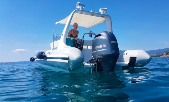 New RIB Sportis MC-6800 + Yamaha 200 Hp for Rent in Selce