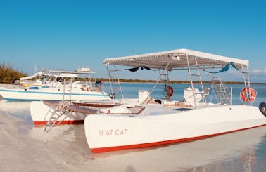 Explore the Treasures of Turks & Caicos  with 30' Custom Catamaran in Leeward Settlement