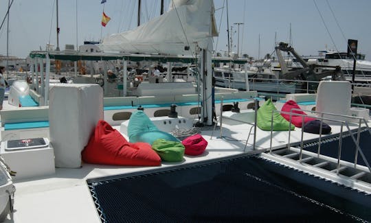 24m Sailing Catamaran for Charter Ibiza up to 147 people