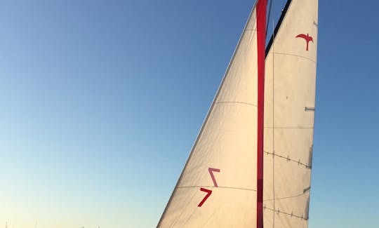 21' Valk Sailboat in Kortgene at the Veerse Meer