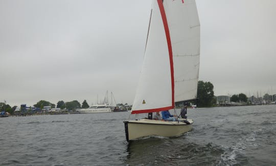 21' Valk Sailboat in Kortgene at the Veerse Meer