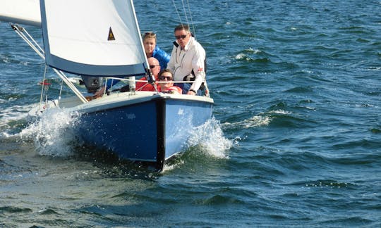 Sail the lake in Zeeland with this 22' Randmeer Sailboat