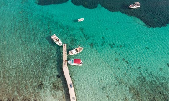 Découvrez le Blue Lagoon et l'excursion en bateau à moteur sur l'île de Šolta avec nous !