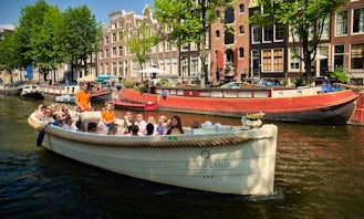 Rent the "Apsara" Luxury Open Boat in Amsterdam