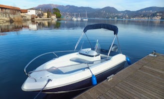 16' Banta 460 Open Powerboat Rental on Lago Maggiore (Near Milan)
