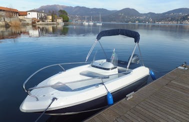 16' Banta 460 Open Powerboat Rental on Lago Maggiore (Near Milan)