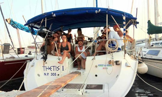 Add a sparkle to your vacation in Rhodes! Cruise with 40' Beneteau Oceanis Sailing Yacht