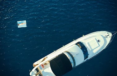 Fly Over with the waves onboard Princess 61' Motor Yacht in Corfu, Greece