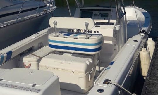 Twin Powered Center Console Fishing Boat for 5 People in Pedregal, Provincia de Chiriquí