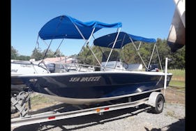 Go Fishing with Sea Breeze Center Console for 2 People in Pedregal