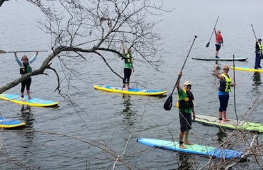 PaddleFit Intro-SUP Lesson @ Salem Lake, Wisnton-Salem
