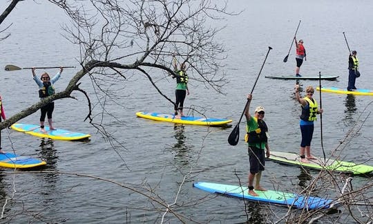 PaddleFit Intro-SUP Lesson @ Salem Lake, Wisnton-Salem