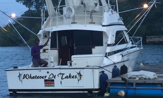 Night  fishing for BroadBill in the season