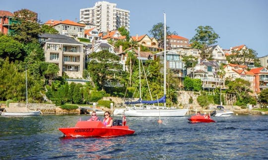 Highlight Tour! 2-Hour Guided Self Drive Boat Tour on Sydney Harbour