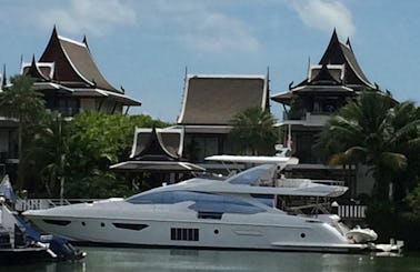 Crewed Charter the "Mirage" Azimut 80 Power Mega Yacht in Tambon Ko Kaeo, Chang Wat Phuket