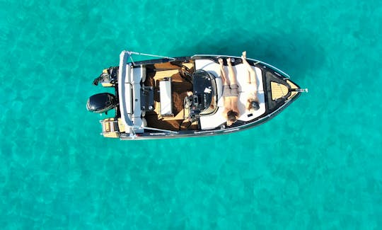 Rent the Nireus 53 Black Edition Center Console for up to 7 people in Paros
