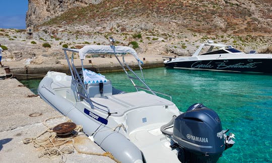 Charter 28' Skipper 4U Family Rigid Inflatable Boat in Paros, Greece