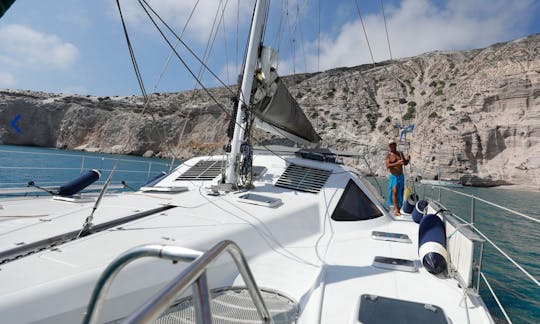 Navega y explora el mar Egeo con el yate a motor Jeantot Marine Privilege 42