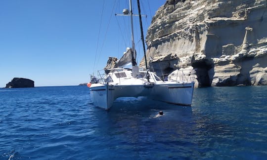 Navega y explora el mar Egeo con el yate a motor Jeantot Marine Privilege 42